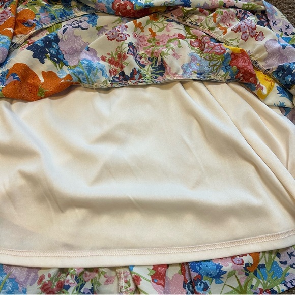 Floral Multicolor Women's Dress - Picture 7 of 8